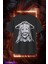 Oversize - Solo Leveling Statue Of God Baskılı T-Shirt 1