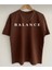 Balance Baskılı Oversize T-Shirt 1