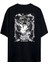 Rammstein Iı Sırt ve Ön Baskılı %100 Pamuk Oversize Siyah T-Shirt 1