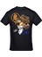 Dragon Ball Master Roshi Ön Arka Baskılı Siyah Tshirt 3