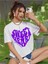 Kadın Sweatheart Baskılı Oversize T-Shirt 1