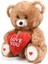 Peluşçu Dayı Özel Premium Kutu Içerisinde Sevgiliye Özel Kalpli (I Love You) Yazılı Sevimli Peluş 4