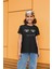 Roblox Face Man Tişört Siyah Tshirt 3