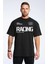 Racing Baskılı Oversize T-Shirt 2