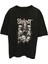 Unisex Oversize Yıkamalı Kumaş Rock Müzik Slipknot Baskılı Gri Tişört 1