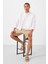 Koyu Bej Standart Fit Dokuma Hafif Esnek Chino Erkek Şort - 81289 1
