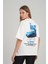 I'm Sally Şimşek Mcqueen Cars Arabalar Ön Arka Baskı Detaylı Couple Oversize T-Shirt Tişört 2