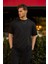 Basic Oversize T-Shirt Siyah 30160002 3