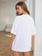 Kadın Sweatheart Baskılı Oversize T-Shirt 2