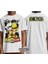 One Piece Pirate Alliance Heart Pirates Strawhat Pirates Ön Arka Baskılı Beyaz Tshirt 1
