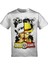One Piece Pirate Alliance Heart Pirates Strawhat Pirates Ön Arka Baskılı Beyaz Tshirt 2