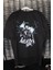 Call Of Duty Ghost Negative Sir Baskılı T-Shirt Oversize %100 Pamuklu Tişört Siyah 2