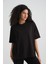 Oversize Basic Tişört Siyah 3