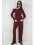 6708 Düşük Omuz Alt Üst Takım - Bordo 1