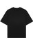 Curve Baskılı Siyah Beyaz Premium Oversize T-Shirt 2