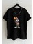 Bugs Bunny Tasarım Baskılı Oversize Kısa Kol %100 Pamuk T-Shirt 1