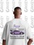 Unisex Porsche Berry Baskılı Oversize T-Shirt 1