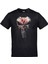 Siyah Punisher Demir Baskılı Tshirt 1