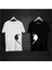 Sevgili T-Shirt Kombini Siyah ve Beyaz Oversize 1