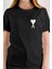 Unisex Ami Paris Baskılı Oversize %100 Pamuk Bisiklet Yaka Boyfriend T-Shirt 1