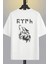 Tasarım Ulu Kurt Türk Baskılı Oversize Kısa Kol %100 Pamuk T-Shirt 2