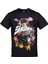 Jojo's Bizarre Adventures Karakterler Baskılı Siyah Tshirt 1