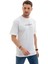 Erkek Frank Oversize Beyaz T-Shirt 4