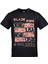 Blackpink In Your Area Jenie Lisa Rose Jisoo Baskılı Unisex Siyah Tshirt 2