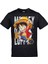 Siyah One Piece Luffy Anime Tshirt 1