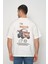 I'm Mater Mcqueen Cars Arabalar Ön Arka Baskı Detaylı Oversize Tişört T-Shirt 1