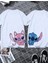 2 Li Çift Sevgililer Günü Özel Tasarımlı Hediye Doğum Günü Kombin Oversize Tişört T-Shirt 1