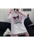 Japon Karakter Kuromi Baskılı Oversize Rahat Kalıp Tshirt 1