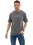 Erkek Frank Oversize Gri T-Shirt 1