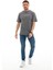 Erkek Frank Oversize Gri T-Shirt 2