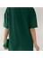 Yeşil Bisiklet Yaka Pamuk Oversize Boyfriend T-Shirt 4