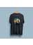 Oversize Ada / Gezgin / Gün Batımı ve Palmiyeler Tasarım Unisex T-Shirt 1