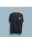Oversize Yıldız Çemberi Tasarım Cep Üstü Unisex T-Shirt 1