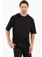 Pamuk Bisiklet Siyah Oversize T-Shirt 3