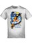Beyaz Naruto Shippuden Baskılı Tshirt 1