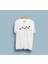 Oversize Ayak Izi Baskılı Tasarım Unisex T-Shirt 1