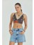 Bağcıklı Sırtı Açık Ayarlanabilir Crop Bluz 1