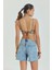 Bağcıklı Sırtı Açık Ayarlanabilir Crop Bluz 5