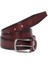 3.5 cm Tokalı Rugan Suni Deri Desenli Model Klasik Erkek Kemer Bordo 2