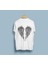 Oversize Melek Kanat Baskılı Tasarım T-Shirt 1