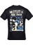Blue Lock Isagi Yoichi Ön Arka Baskılı Siyah Tshirt 3