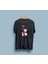 Oversize Kalpli Penguenler Tasarım Unisex T-Shirt 1