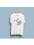 Oversize Çin Seddi Çizim Baskılı Unisex T-Shirt 1