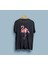 Oversize Flamingo Tasarımı Unisex T-Shirt 1