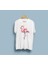 Oversize Flamingo Tasarımı Unisex T-Shirt 1