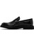 Erkek Siyah Deri Klasik Loafer 25SFD622122 2
